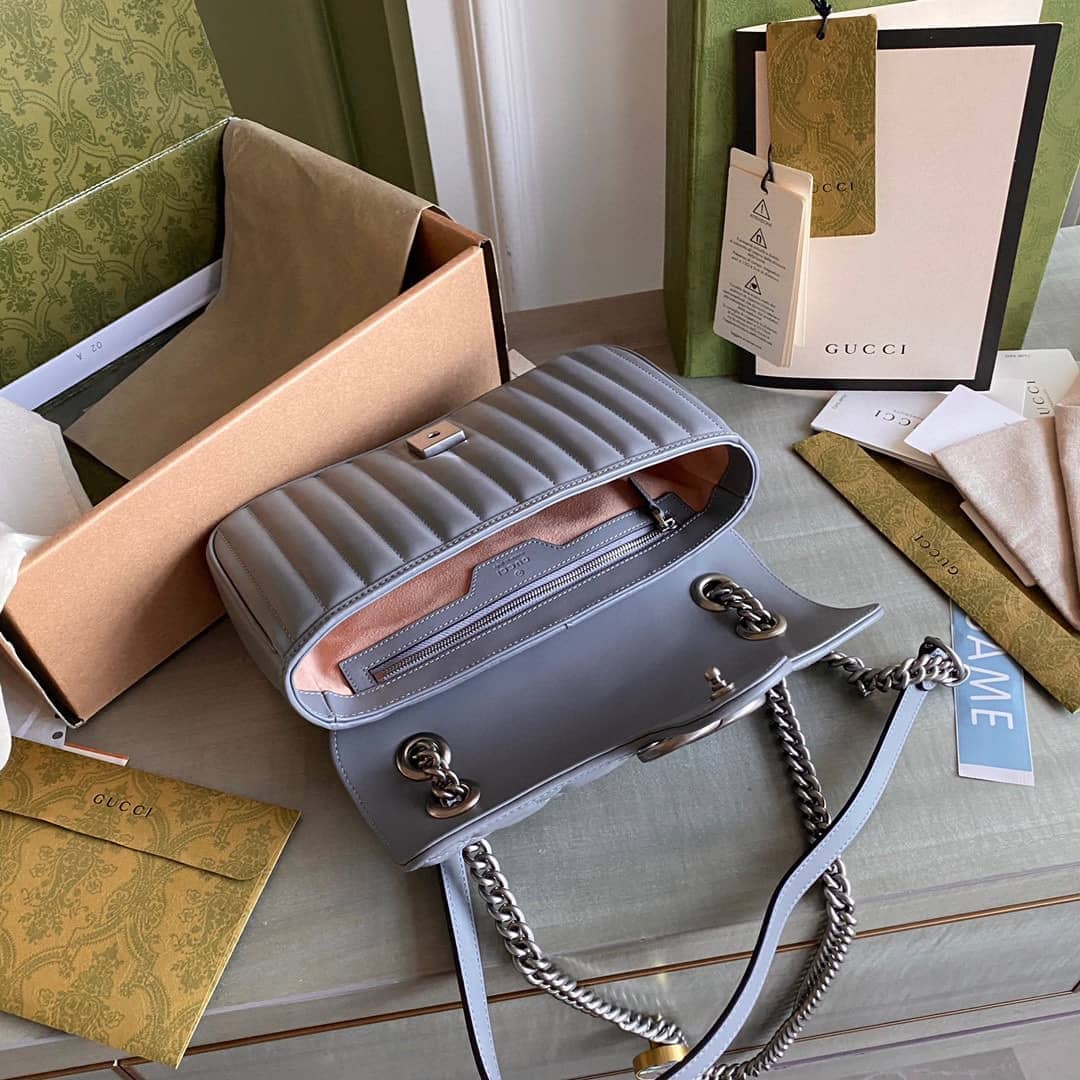 Gucci GG Marmont Small Matelassé Leather 443497
