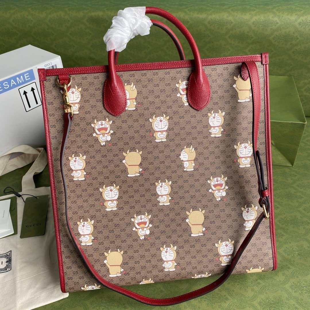 Gucci x Doraemon Medium Tote Replica 654345