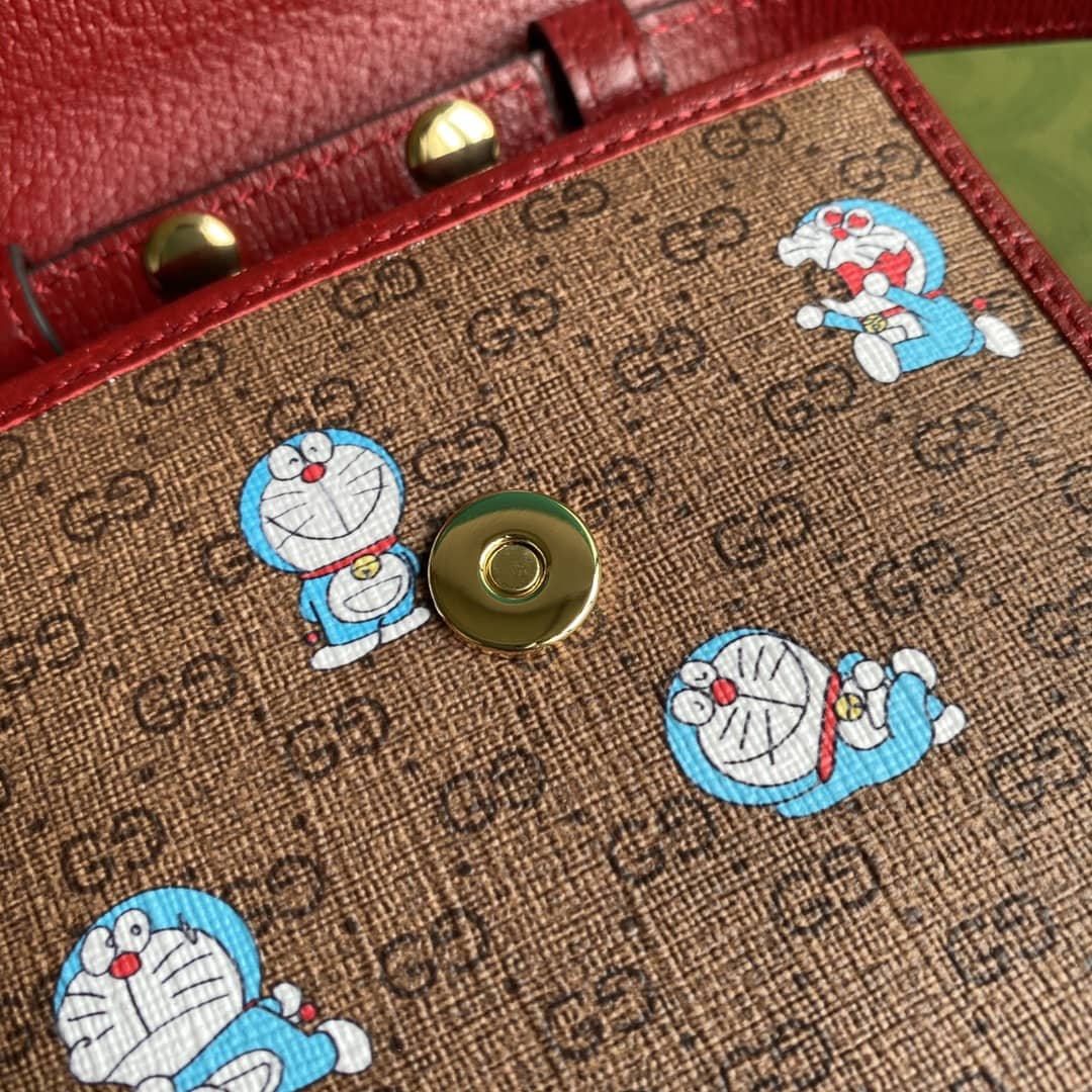 Gucci X Doraemon Mini Canvas Phone Bag Replica 647805
