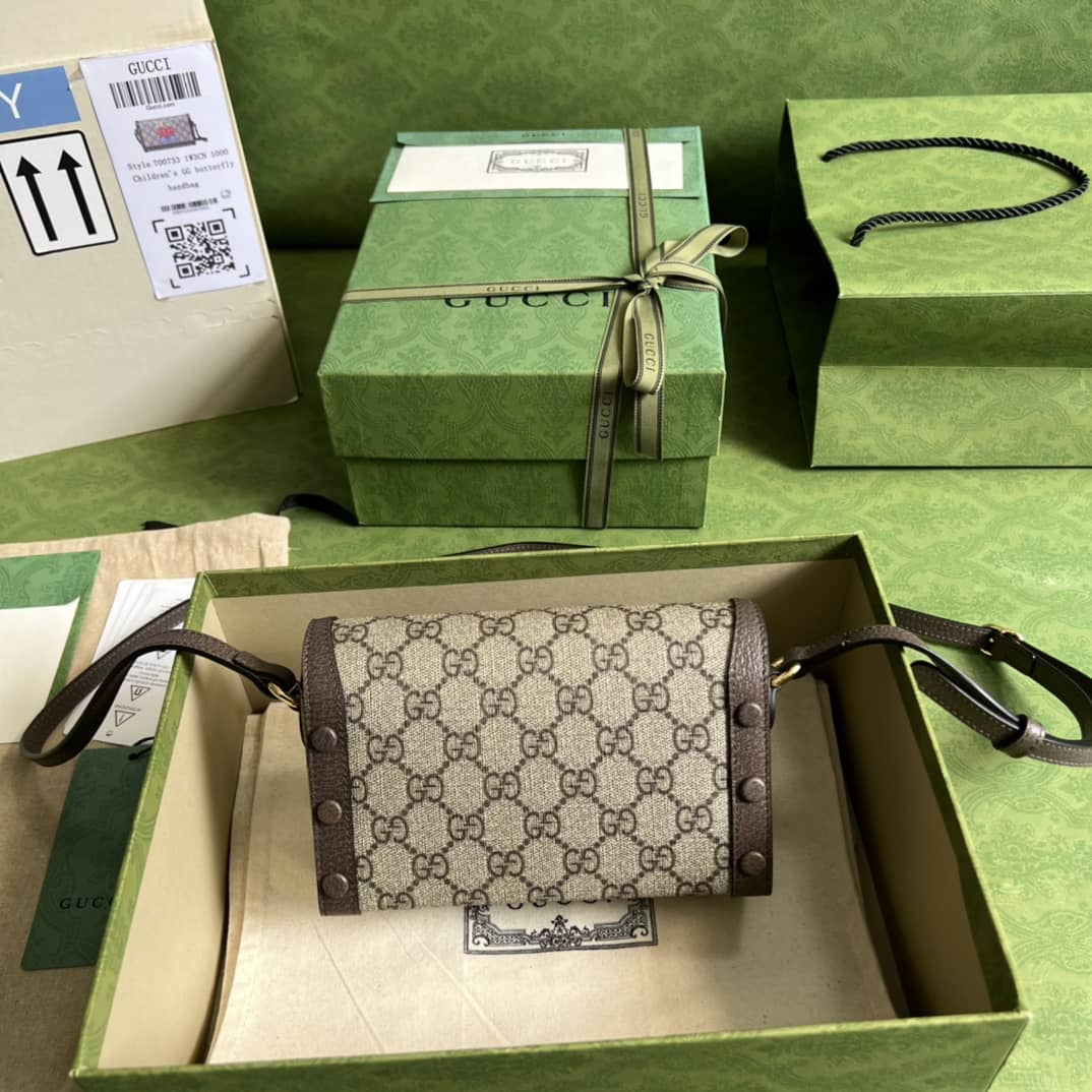 Gucci Cherry Print Mini Crossbody Bag 700733 Replica
