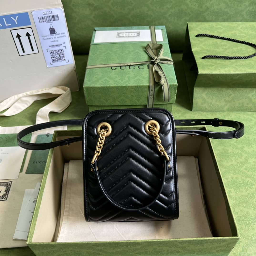 Gucci GG Marmont Matelassé Mini Crossbody Bag 696123 Replica