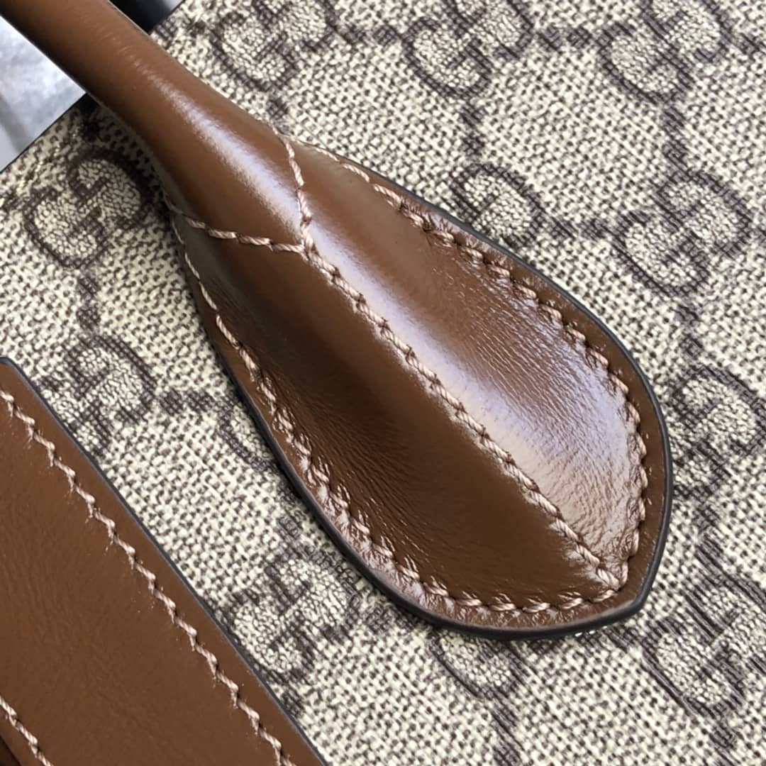 Gucci Jackie 1961 Medium GG Supreme Canvas Tote Replica 649016