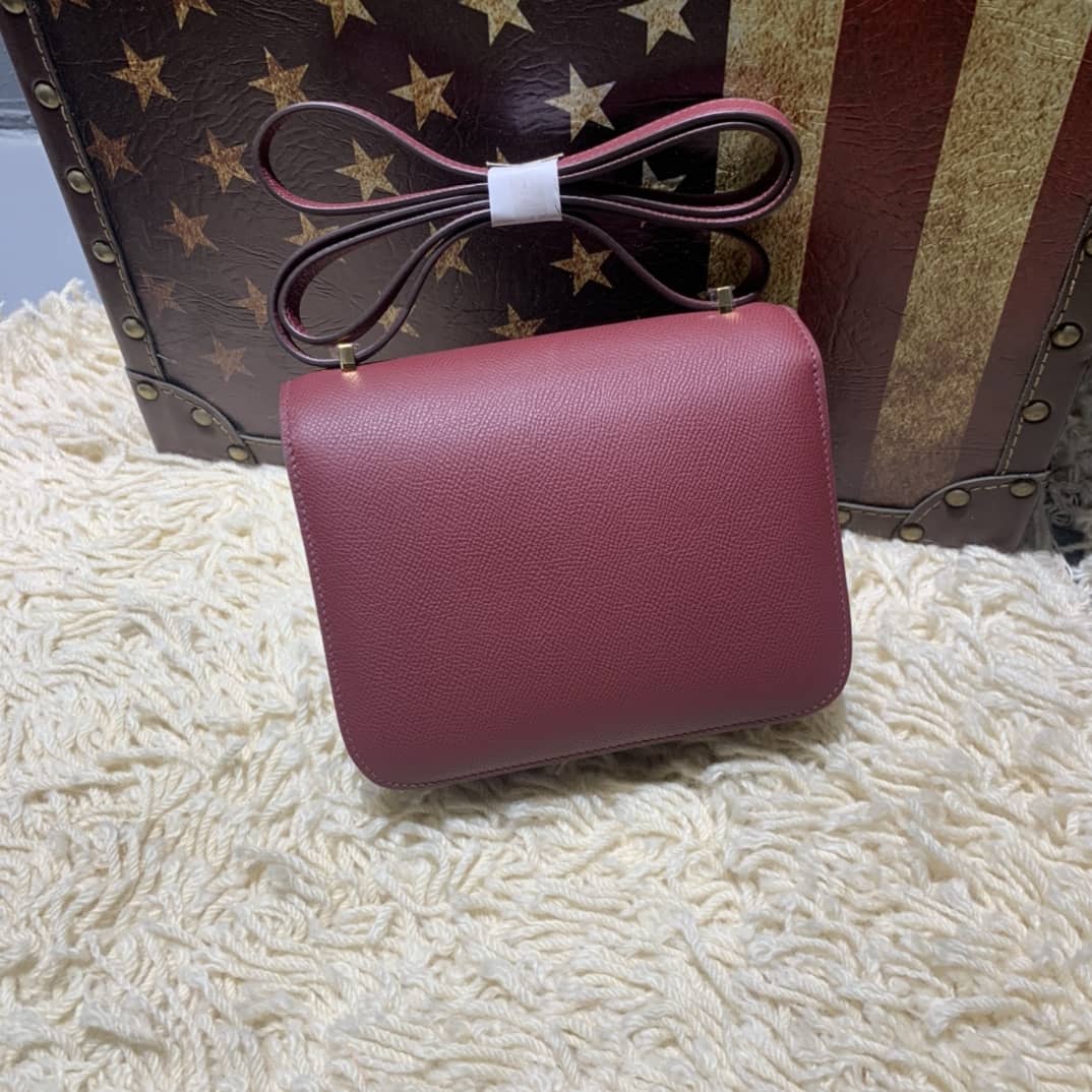 Hermes Replica Constance Bag 18CM Epsom Leather