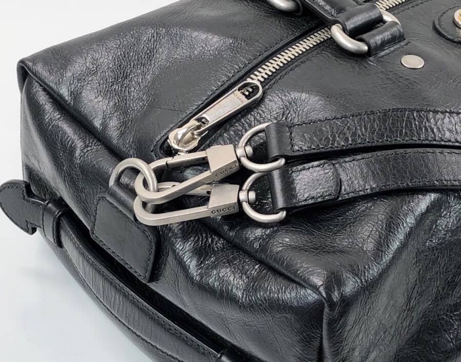 Gucci Soft Calfskin Leather Duffle Bag Replica 587866