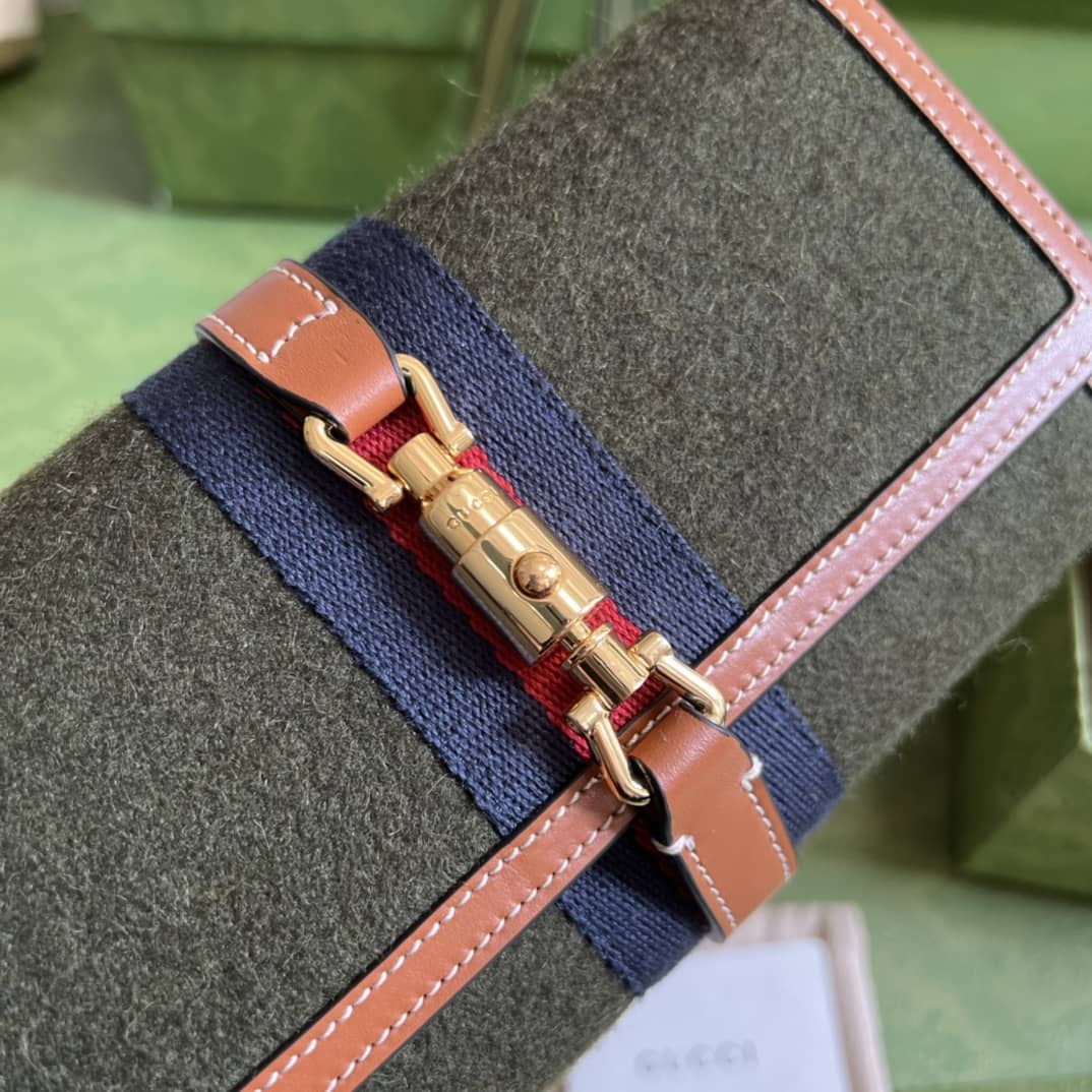 Gucci Jackie 1961 Shoulder Bag Chain Wallet Replica 652681