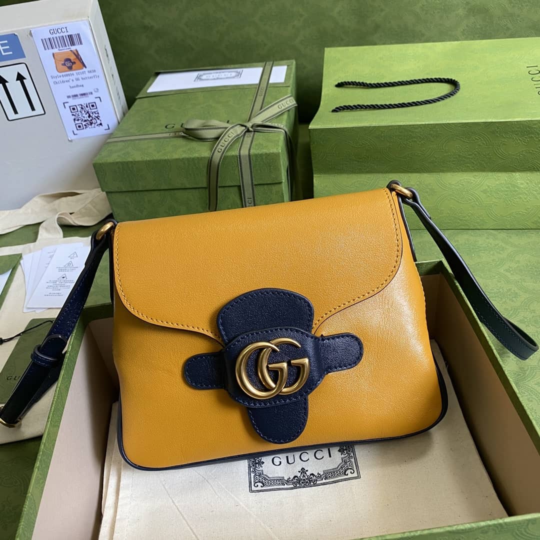 Gucci Double G Messenger Shoulder Bag Replica 648934