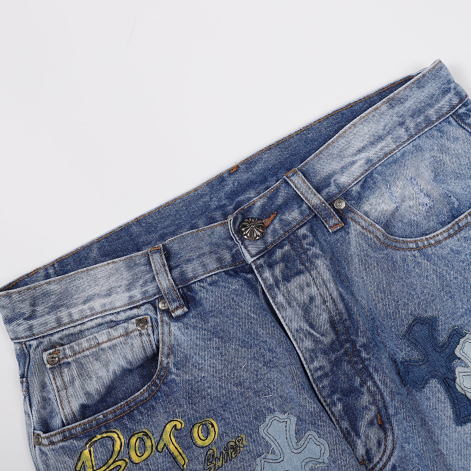 Chrome Hearts Denim Shorts