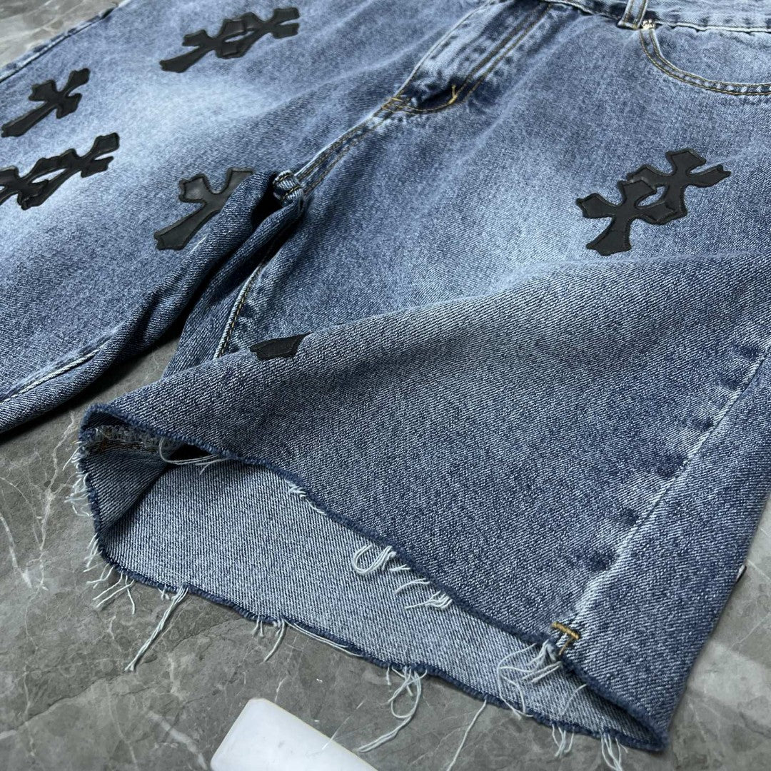 Chrome Hearts Denim Shorts