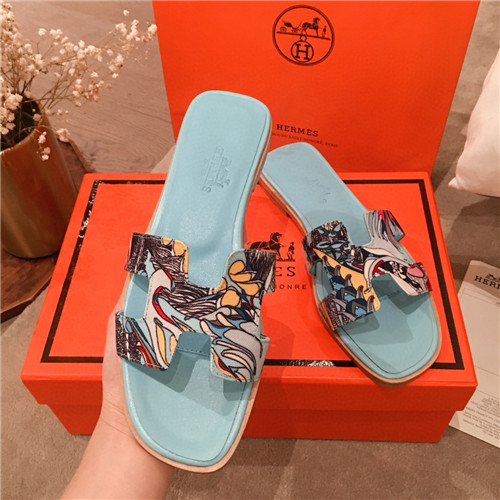 hermes flat slippers