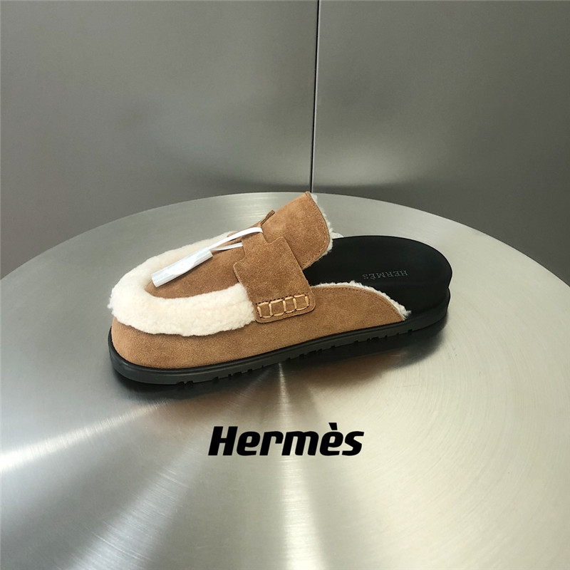 Hermès Fur Birkenstocks