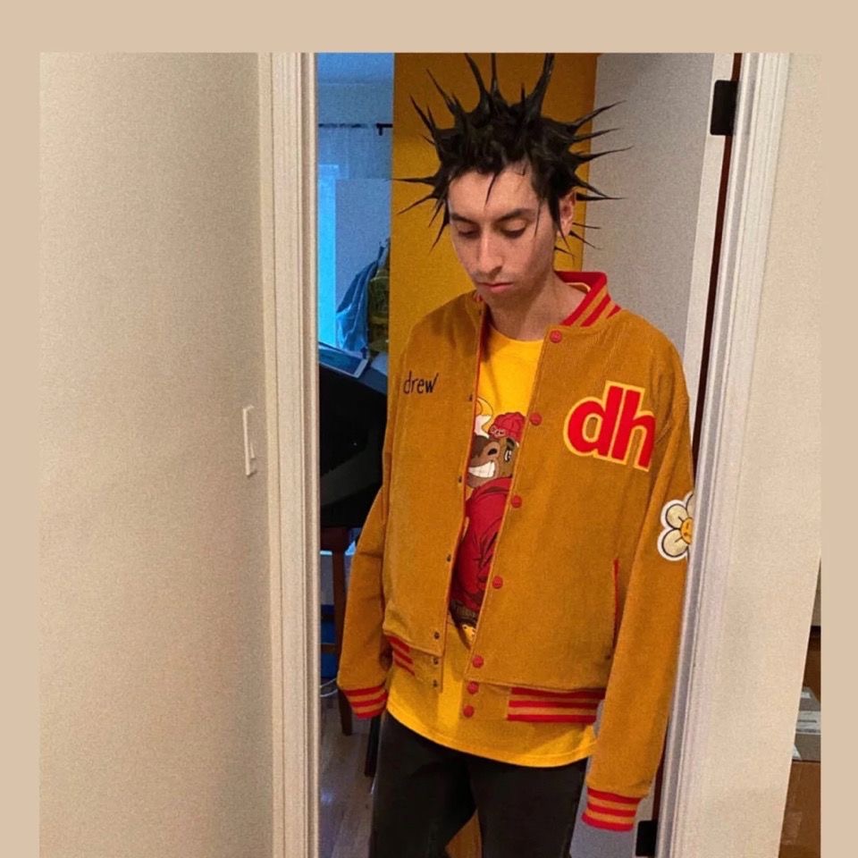 Drew House Corduroy Jacket Baseball Cardigan Sweatshirt