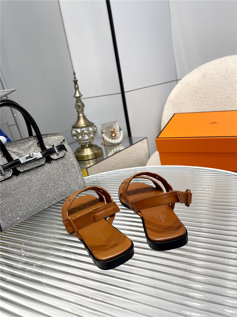 Hermès pig nose sandals