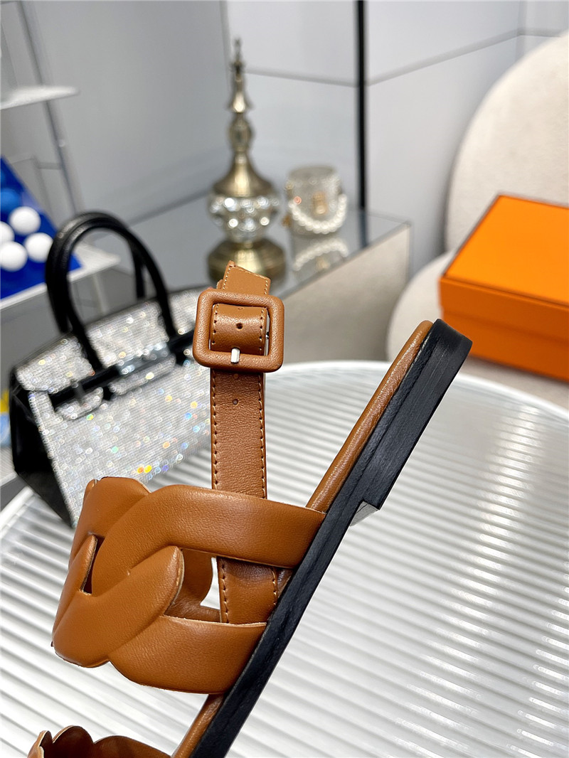 Hermès pig nose sandals