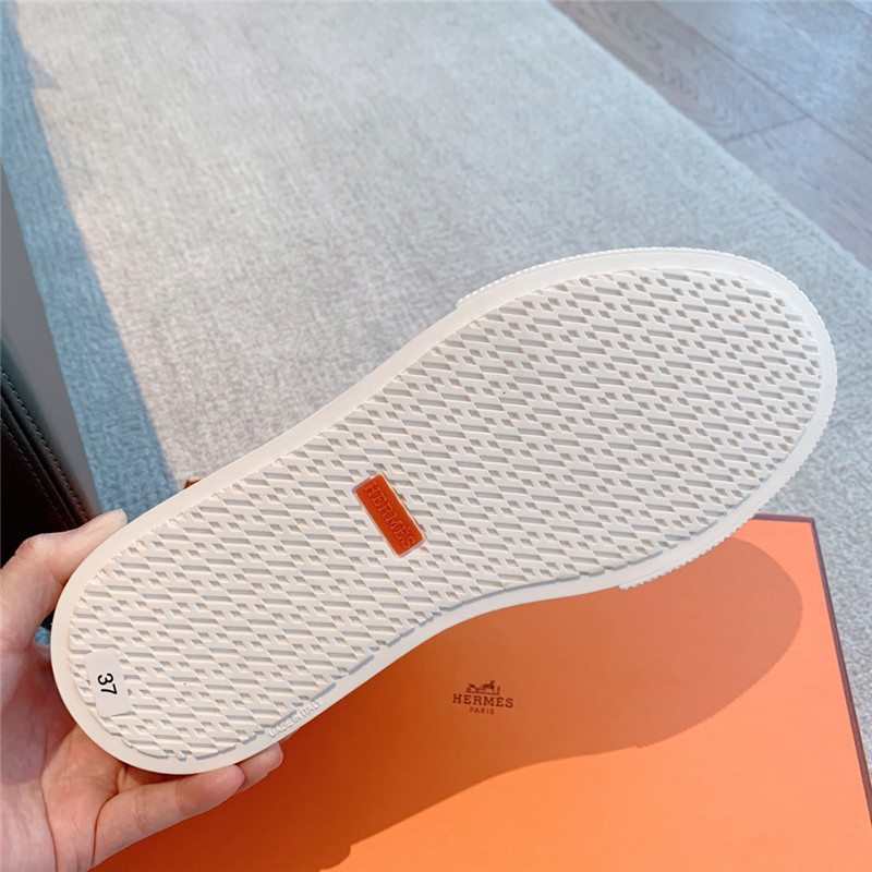 Hermès British retro casual shoes