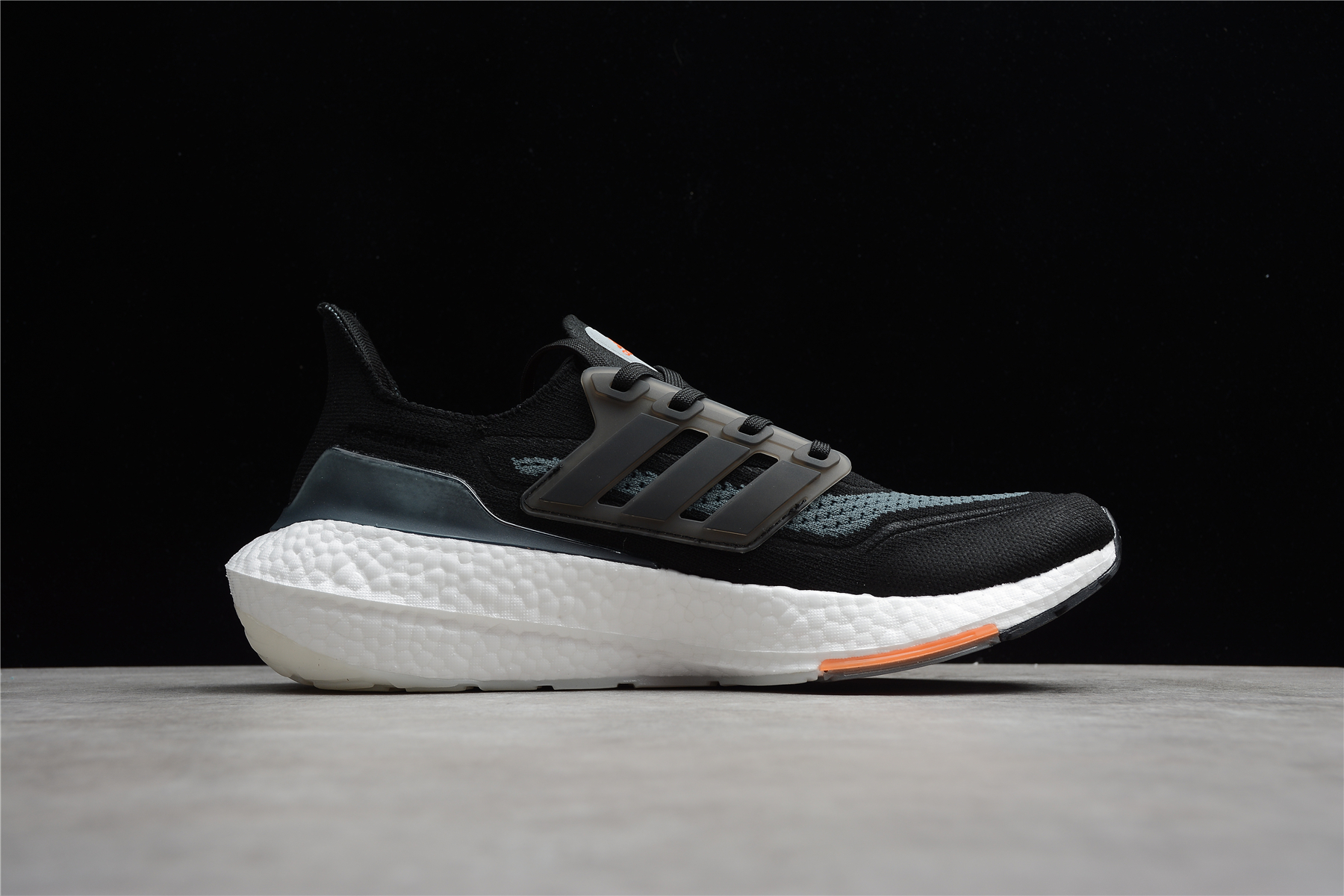 Adidas Ultra Boost 21 Black Blue Oxide Screaming Orange FY0389