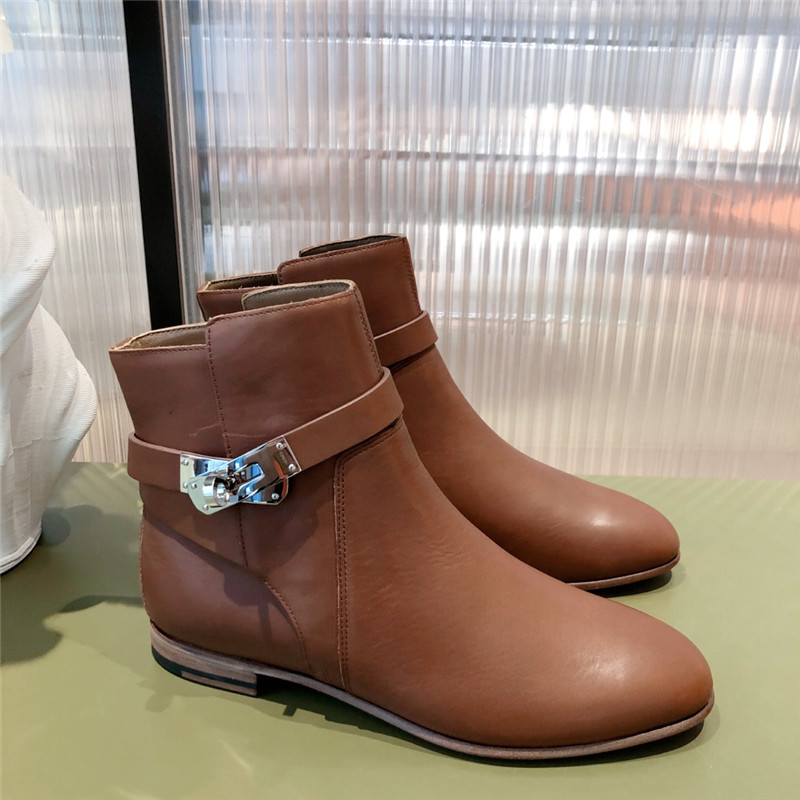 hermes kelly buckle ankle boots