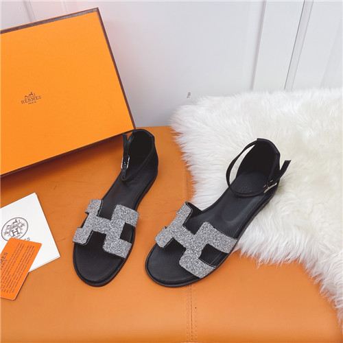 hermes flat sandals womens