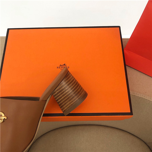 hermes lady slippers sandals