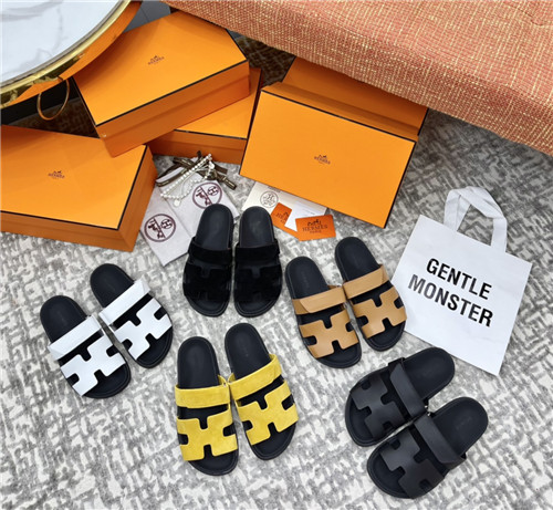 hermes h slippers womens