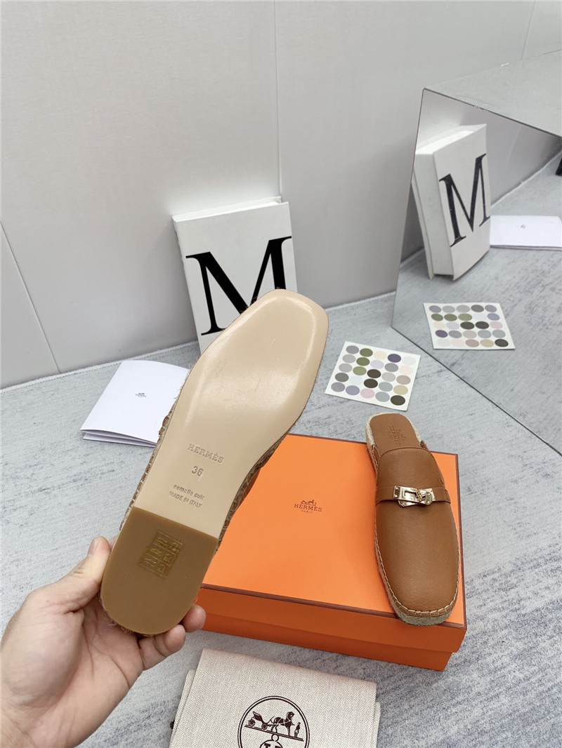 hermes loafer slippers
