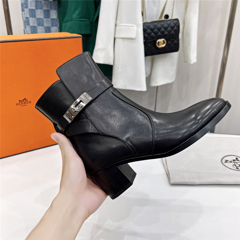 hermes frenchie 50 ankle boots