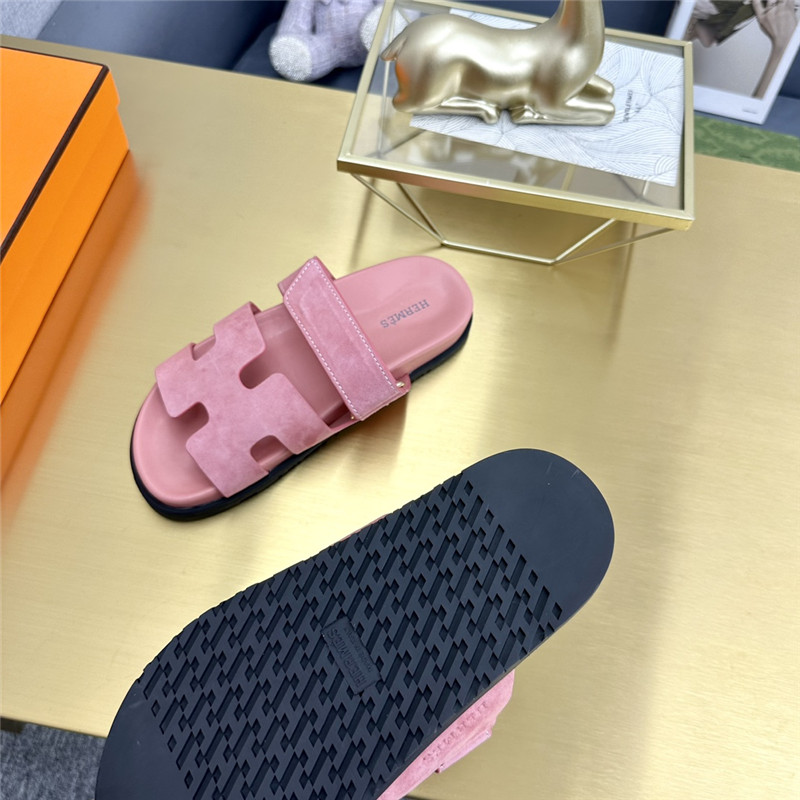 Hermès roll cake hair uncle slippers