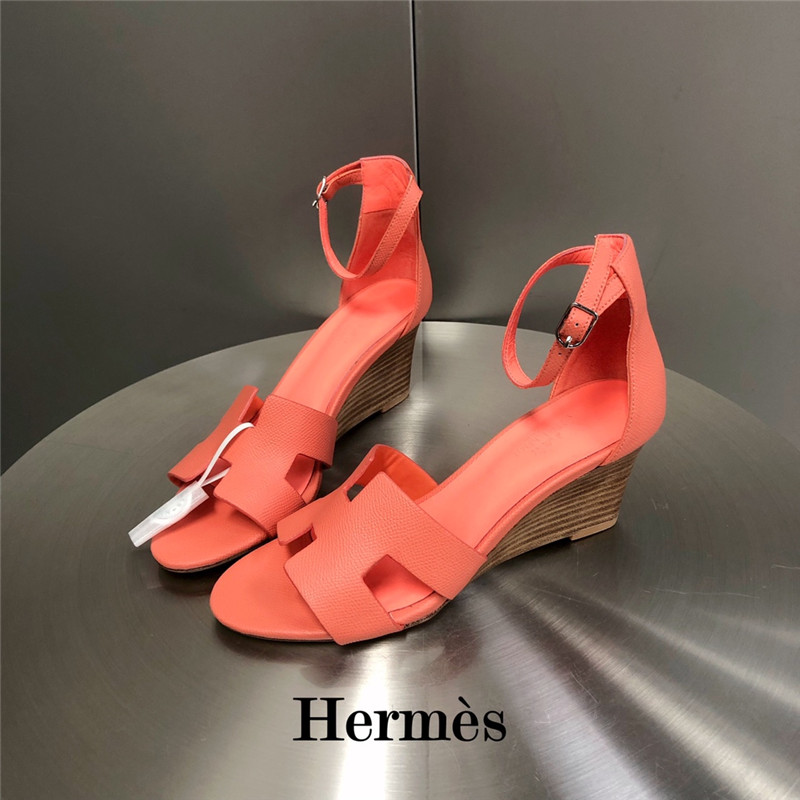 hermes legend wedge sandals
