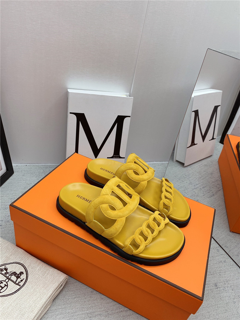 Hermès couple shoes