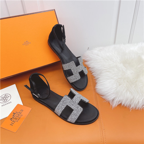 hermes flat sandals womens