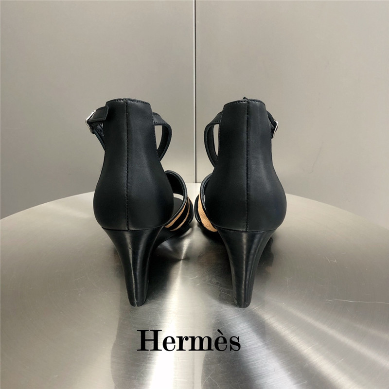hermes legend wedge sandals