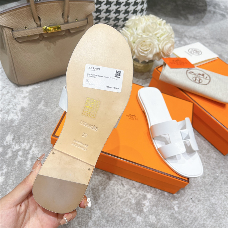 Hermes Sandals Dupe summer new orange sandals