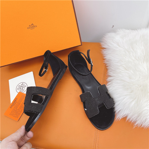 hermes flat sandals womens