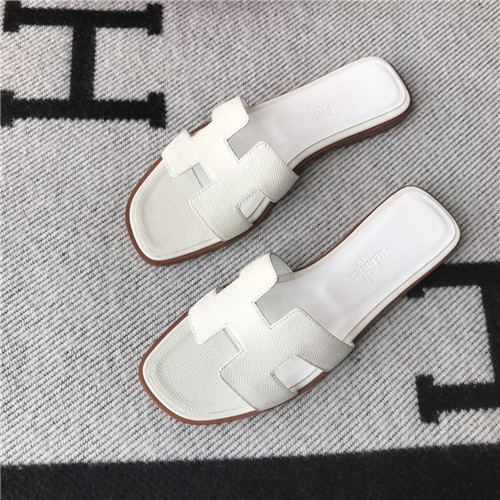 hermes flat slippers womens