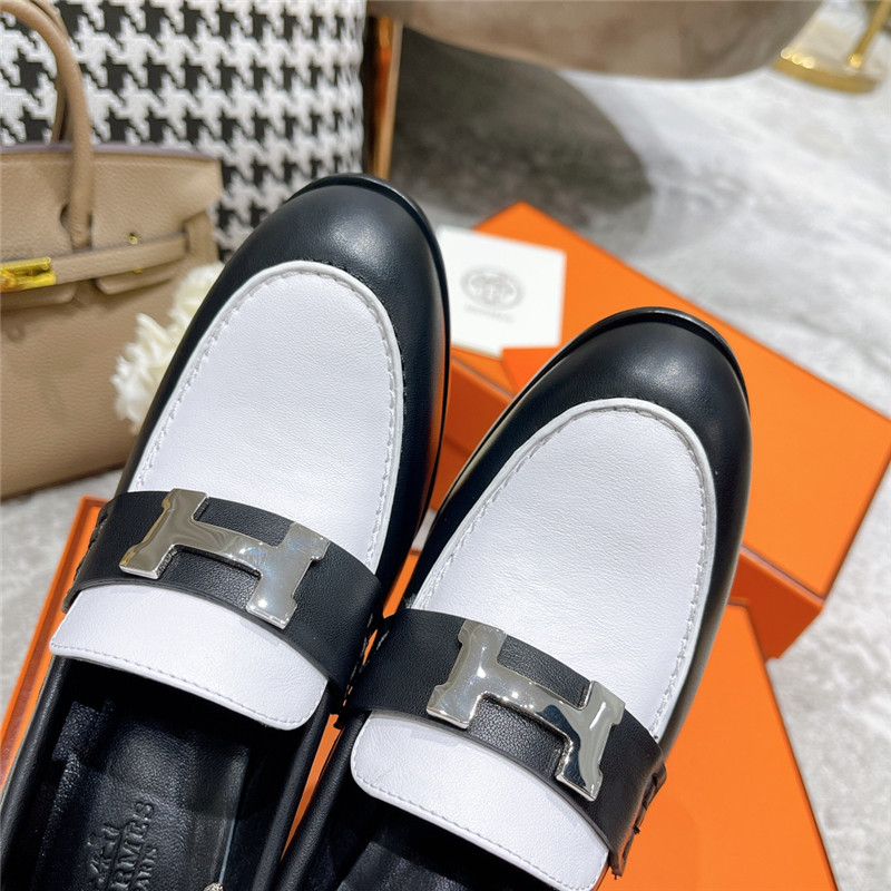 hermes dauphine mid heel mules