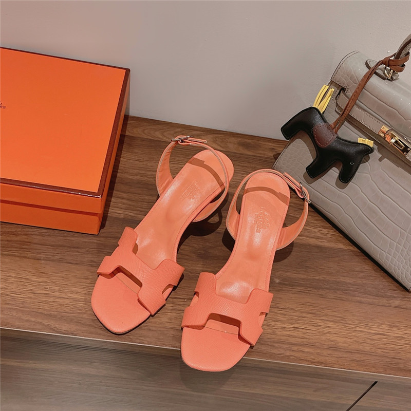 Hermès early spring counter new high-heeled sandals