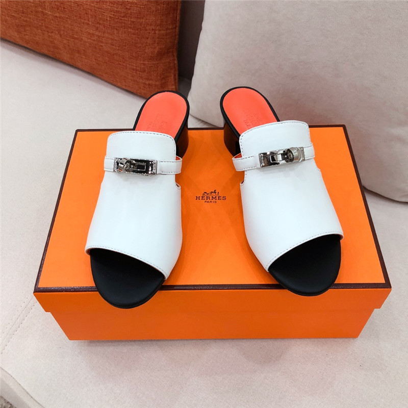 Hermes Sandals Dupe chunky heel sandals