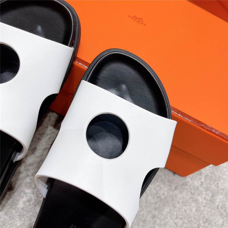 hermes platform slippers