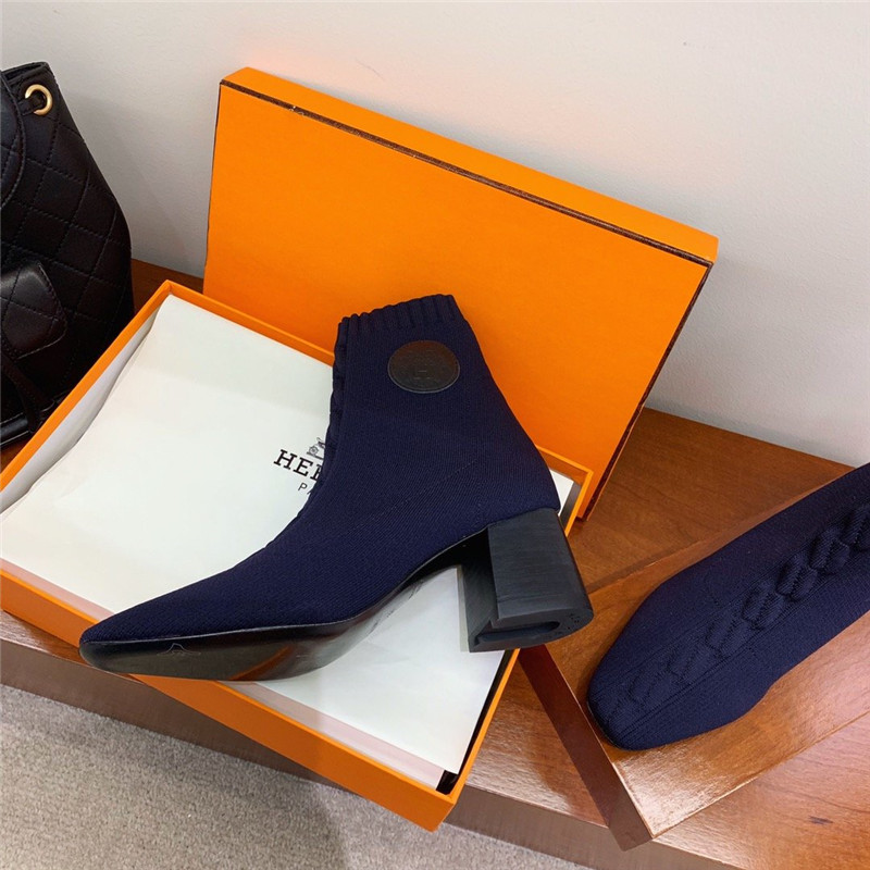 Hermes Birkin Replica Volver 60 ankle boot in blue