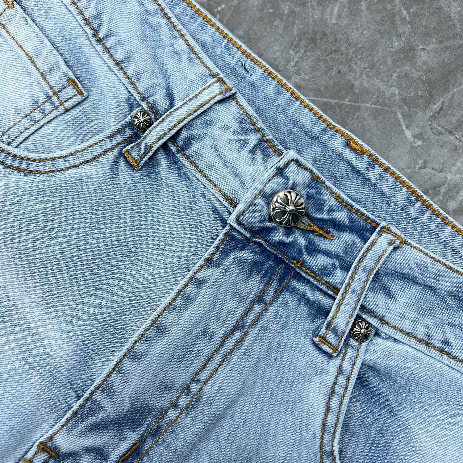 Chrome Hearts Denim Shorts