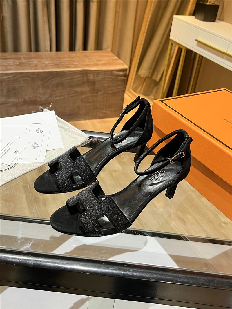 hermes high heel sandals