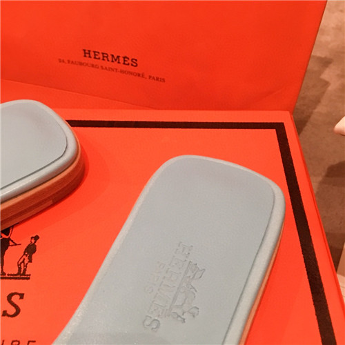 hermes flat slippers