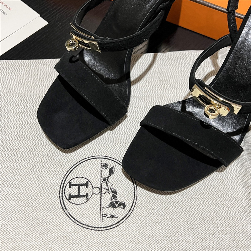 Hermes Sandals Dupe classic H high-heeled sandals