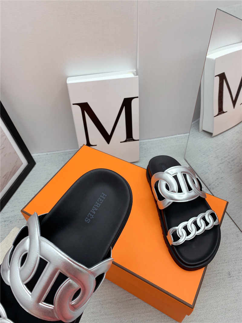 hermes flat sandals