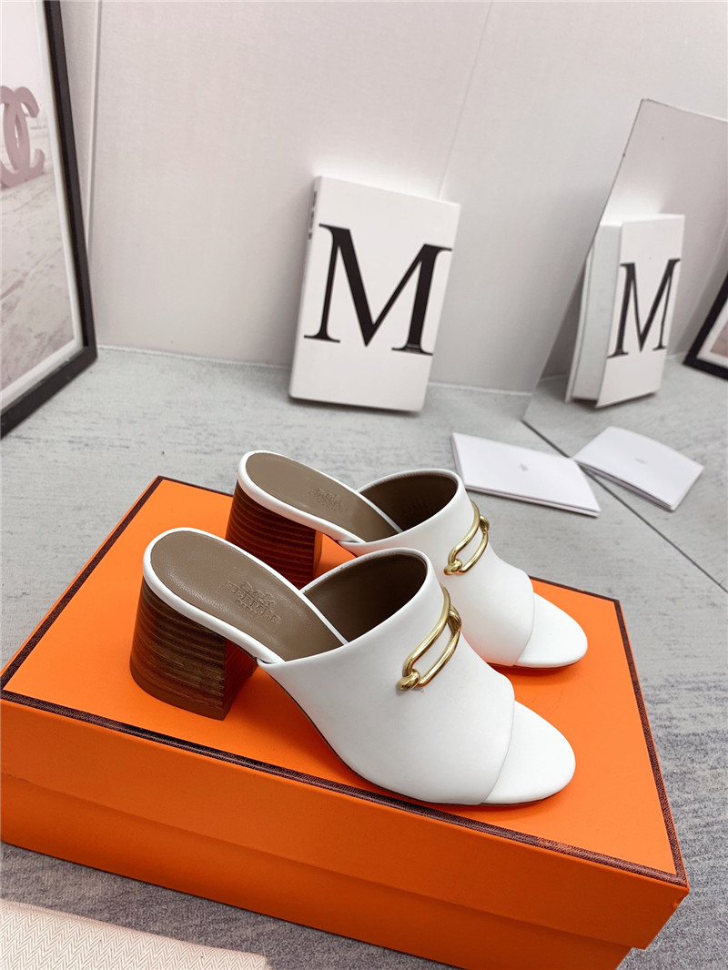 Hermes Sandals Dupe chunky heel sandals