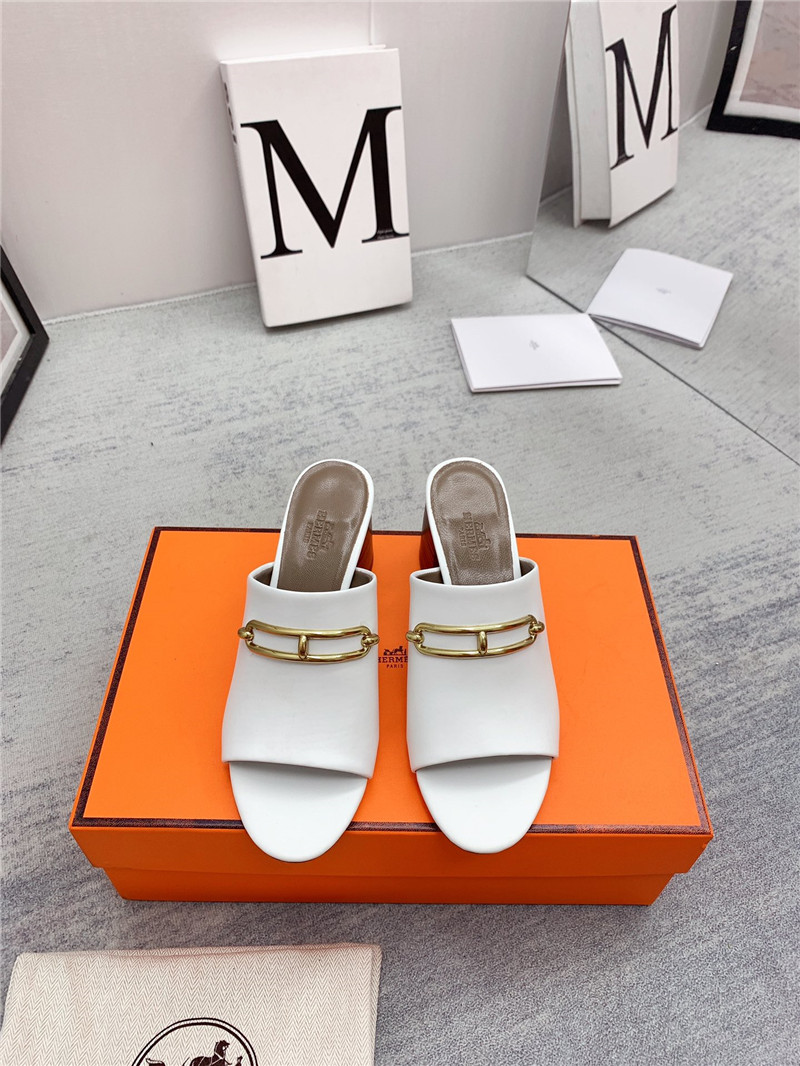 Hermes Sandals Dupe chunky heel sandals