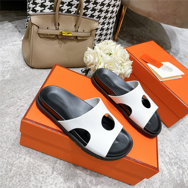 hermes platform slippers