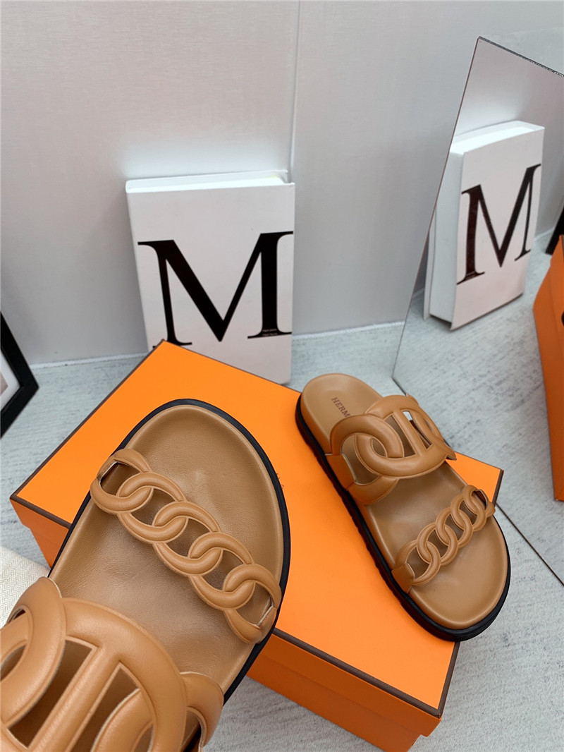 hermes flat sandals