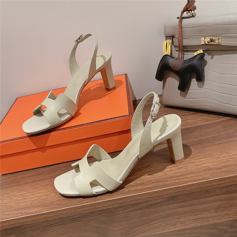 Hermès early spring counter new high-heeled sandals