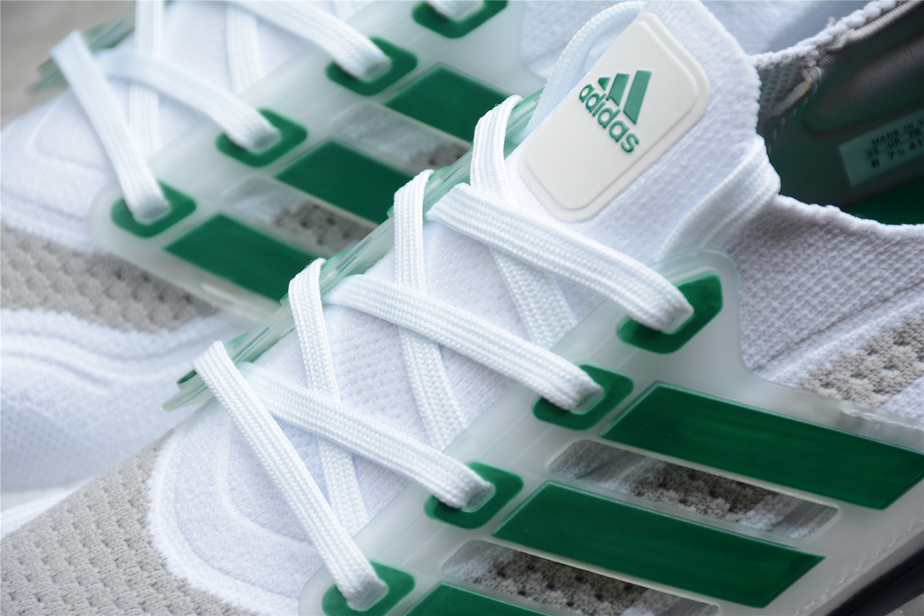 adidas Ultra Boost 21 White Sub Green FZ2326