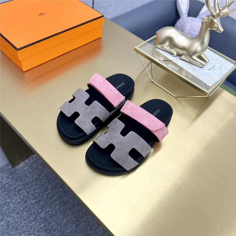 Hermès roll cake hair uncle slippers